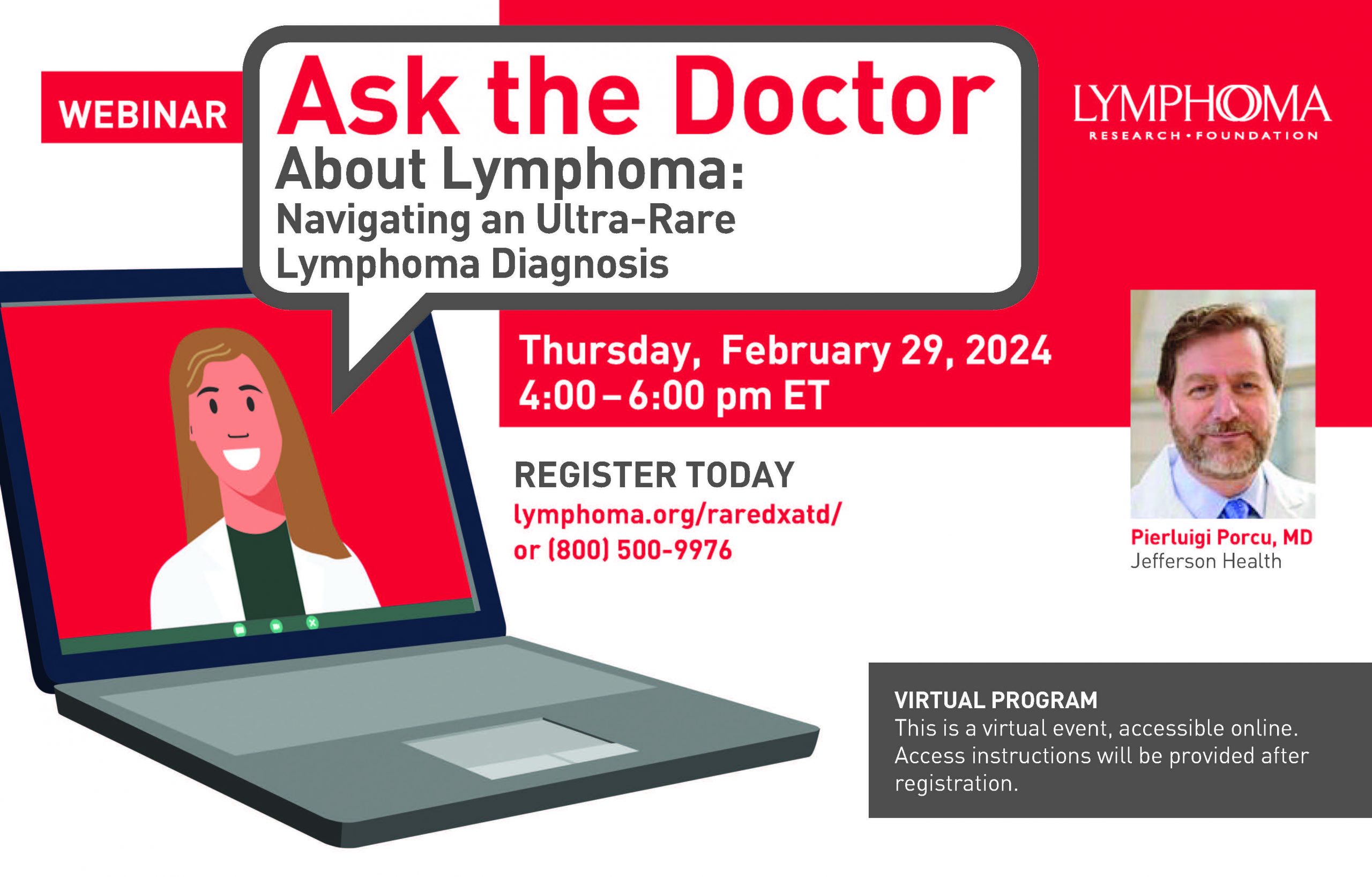 Ask the Doctor About Lymphoma Navigating an UltraRare Lymphoma