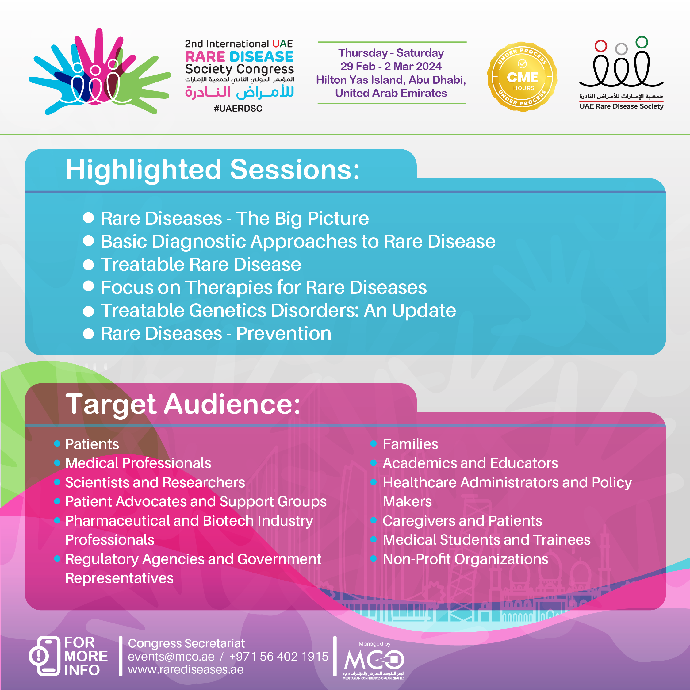 2nd International UAE Rare Disease Society Congress Rare Disease Day 2024