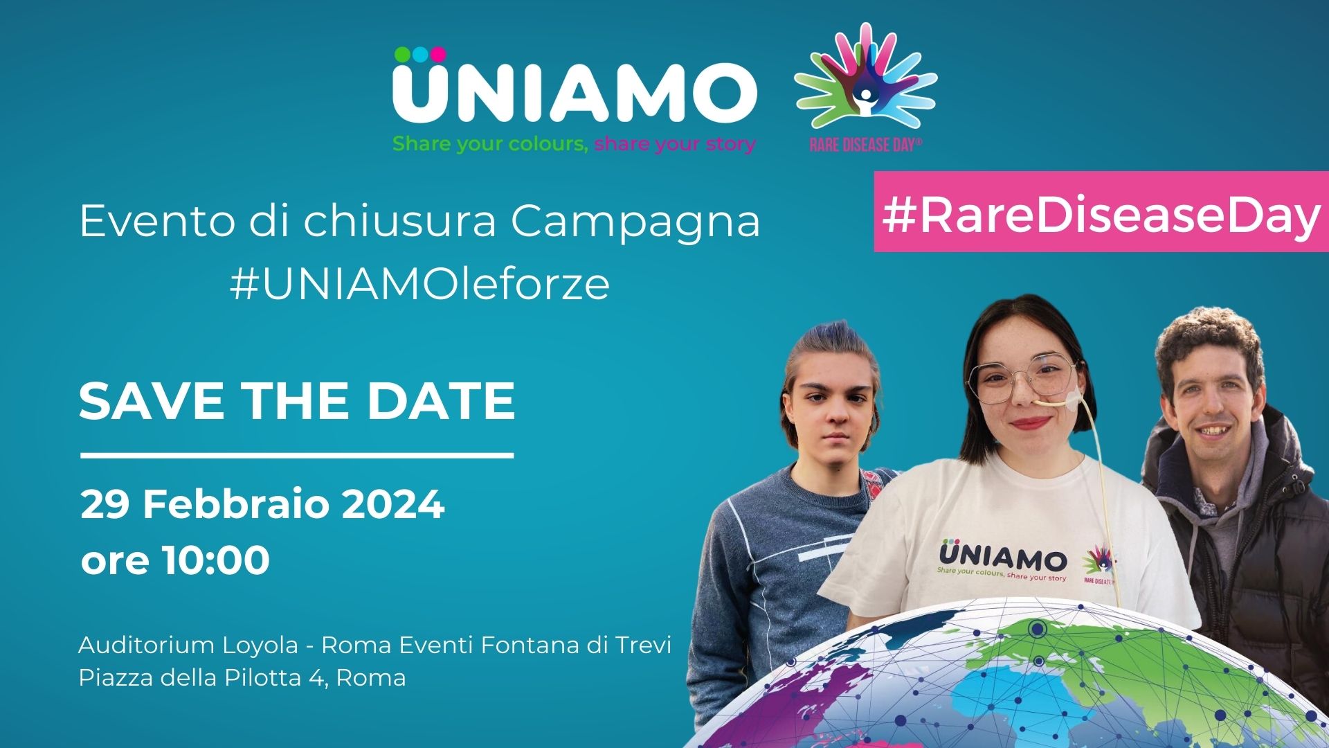 UNIAMOleforze chiusura campagna di sensibilizzazione per la Giornata